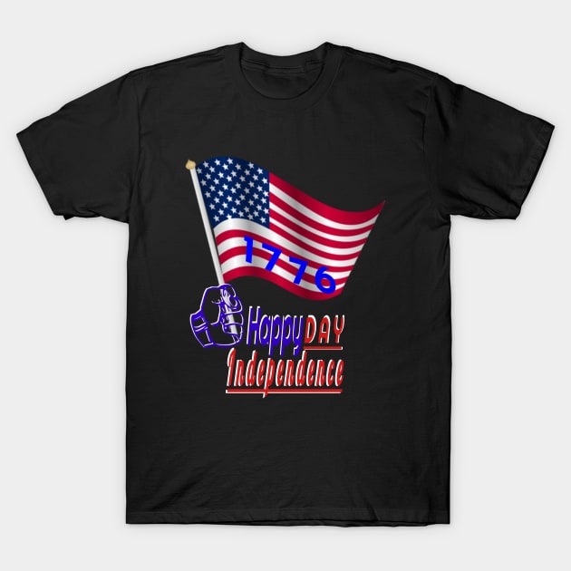 Independence Day in the United States Fourt of july T-Shirt by Top-you